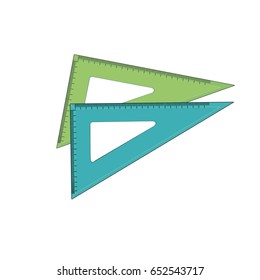 Ruler on a white background.