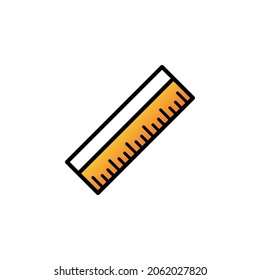 Ilustración del vector de iconos de color de contorno