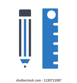 ruler pencil design 