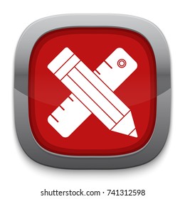 ruler pencil icon