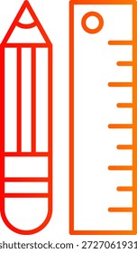 Icono de lápiz de Regla para su proyecto