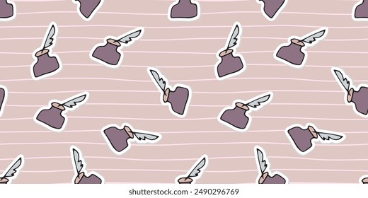 ruler. pencil. a pen. eraser. to draw. draw. to write. seamless pattern. background. study. school affiliation. background. the pattern. vector. gift wrapping.