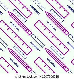 ruler and pencil, suitable for various designer needs