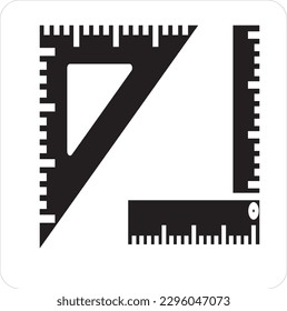 Ruler precise measuring tool vector illustration