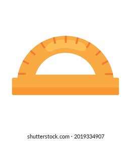 ruler protractor supply school icon