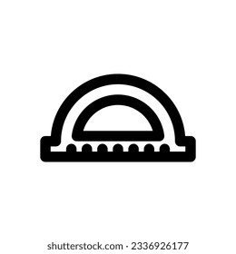 ruler protractor vector line style