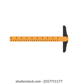 Ruler with Scale Icon Illustration Perfect for architecture, engineering, and construction themes.