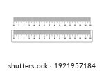 Ruler scale measure vector. isolated on white background