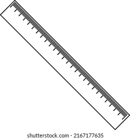 Ruler Scale Measure Vector Isolated On Stock Vector (royalty Free 