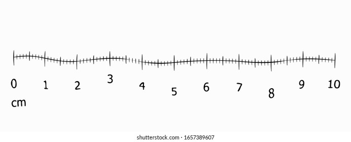 Ruler scale set vector illustration