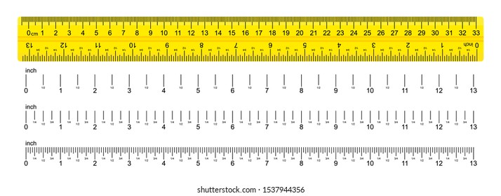 Ruler, School Roulette, Measure. Metric Ruler On A White Background. Vector Illustration