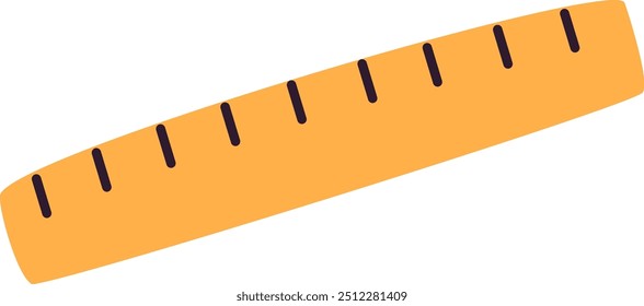 Ruler School Stationery Vector Illustration
