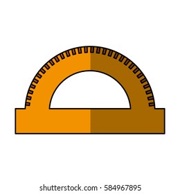ruler school supply icon