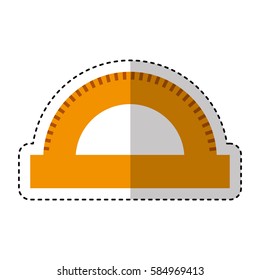 ruler school supply icon