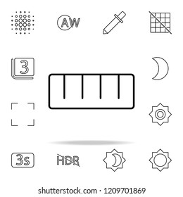 Ruler sign icon. Image icons universal set for web and mobile