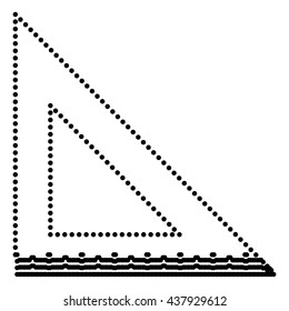 Ruler sign illustration
