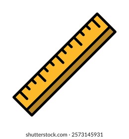 ruler sign symbol vector icon