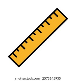 ruler sign symbol vector icon