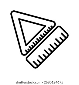 Regla símbolo símbolo Vector Plantilla