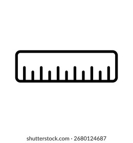ruler sign symbol vector template