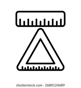 ruler sign symbol vector template