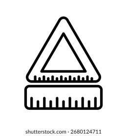 Regla símbolo símbolo Vector Plantilla