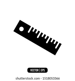 Ruler Simple Icon Vector Design