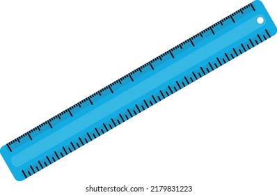 Ruler 

A simple vector shape for a blue ruler