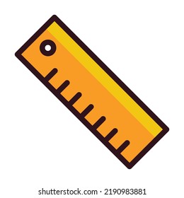 ruler stationary icon illustration design
