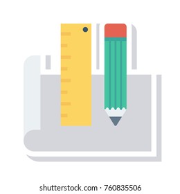 ruler sticker icon