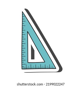 Pegatina de los gobernantes con sombra sobre el tema de la educación. De vuelta a la escuela. Ilustración vectorial.