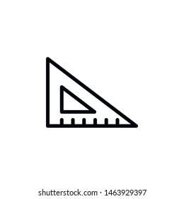 Ruler, tool icon. Element of Education icon. Thin line icon