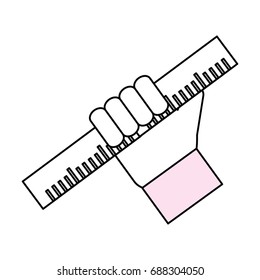 Ruler tool isolated