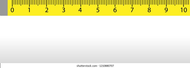 Ruler tool, length and weight measurement tape, size indicator Isolated vector clip art.