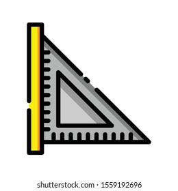 ruler tools building construction icon set