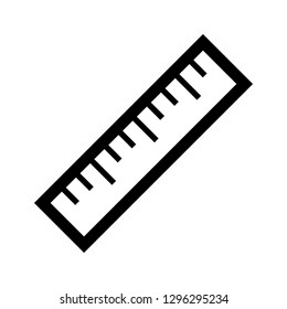 ruler trendy favorites icon vector