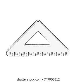 ruler triangle icon image