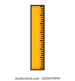 ruler utensil icon