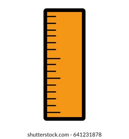ruler utensil icon