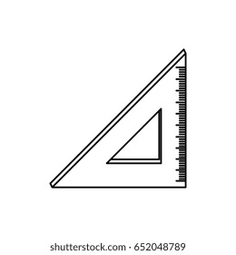 ruler utensil icon