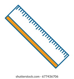 ruler utensil icon