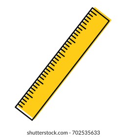 ruler utensil icon