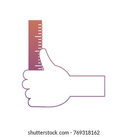 ruler utensil icon
