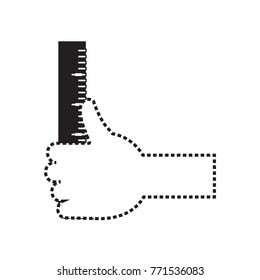 ruler utensil icon