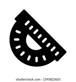 ruler vector glyph flat icon 