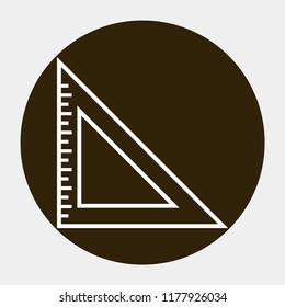 ruler vector icon 10 eps