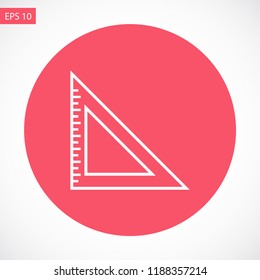 ruler vector icon 10 eps