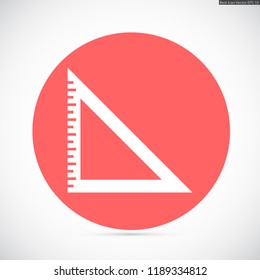 ruler vector icon 10 eps
