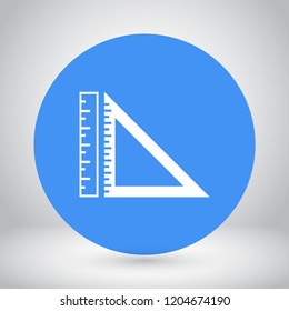ruler vector icon 10 eps
