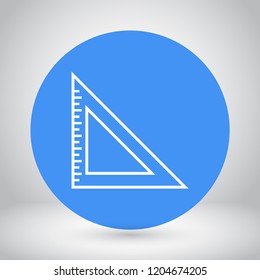 ruler vector icon 10 eps